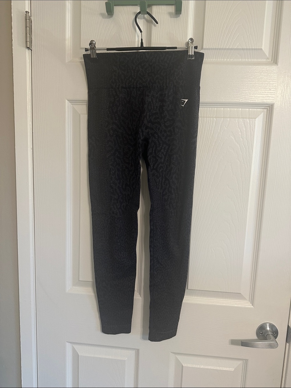 Gymshark Black Textured High-Waist Leggings